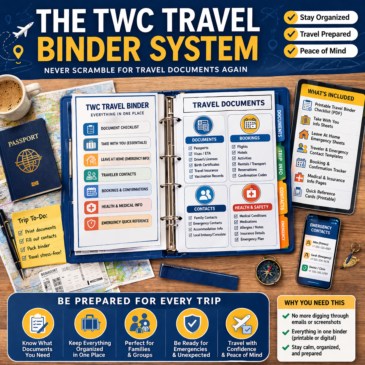 Travel Binder System