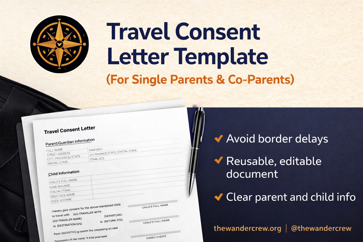 Travel Consent Letter Template